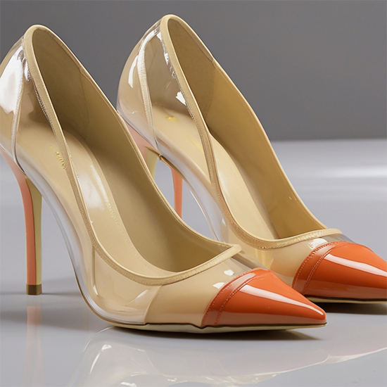 Pointed Orange Tip Heels