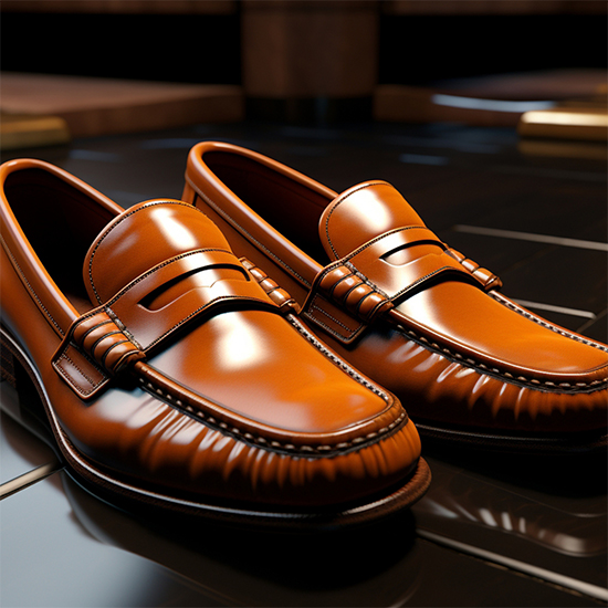 Classic Tan Leather Loafers
